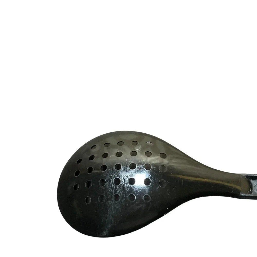 Farberware Slotted Spoon Kitchen Utensil Black Nylon Heat Resistant Stainer